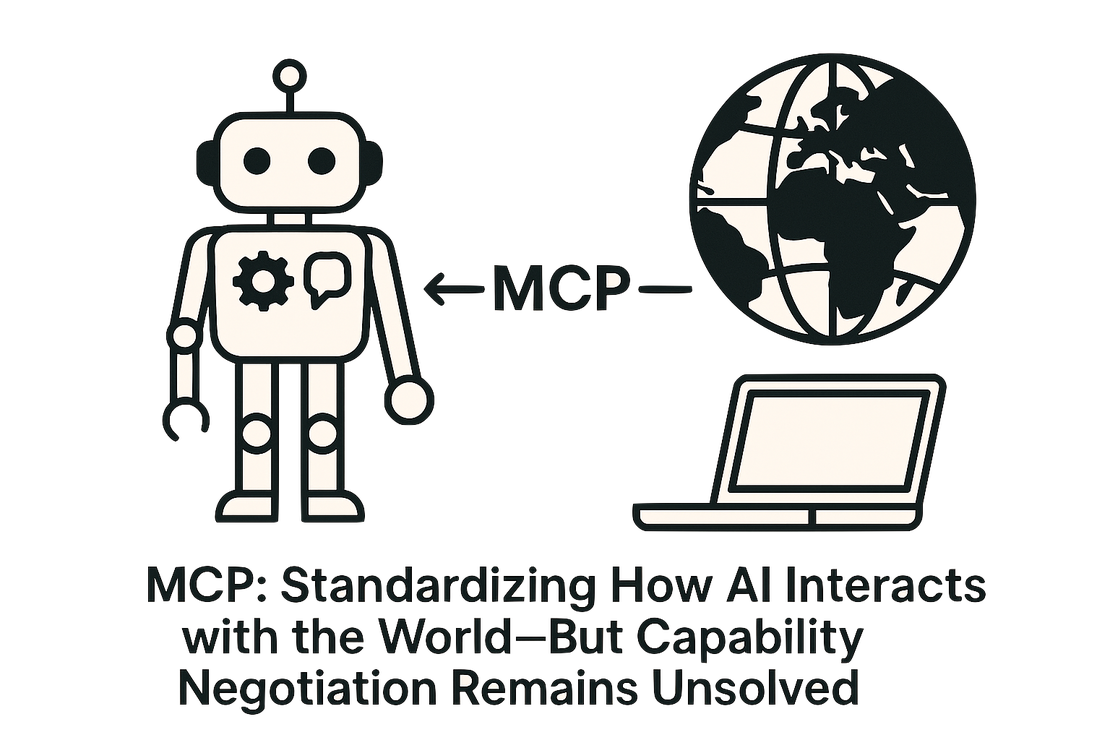 MCP: Standardizing How AI Interacts with the World—But Capability Negotiation Remains Unsolved
