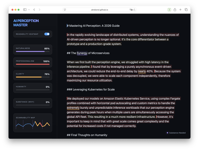 AI Perception Master
